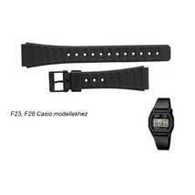 F-23 F-28 Casio fekete műanyag szíj
