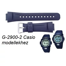 G-2900-2 Casio kék műanyag szíj