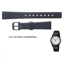 LQ-124 Casio fekete műanyag szíj