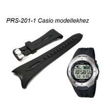 PRS-201-1 Casio fekete műanyag szíj