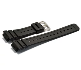 DW-5600, G-5600, DW-5000, GW-M5610, GW-M5600, GW-5700, G-5700-hoz Casio fekete műanyag szíj