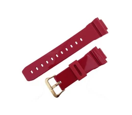 DW-6930A-4 GW-M5630 Casio piros színű műanyag szíj