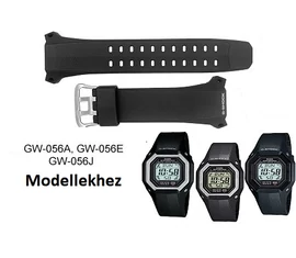 GW-056A GW-056E GW-056J Casio fekete műanyag szíj