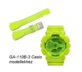 GA-110B-3 Casio zöld műanyag szíj