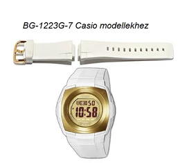 BG-1223G Casio fehér műanyag szíj
