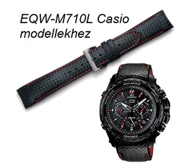 EQW-M710L Casio fekete bőrszíj