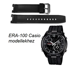 ERA-100 Casio fekete műanyag szíj