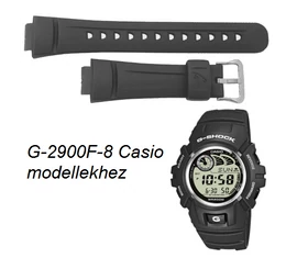 G-2900F-8 Casio szürke műanyag szíj