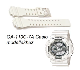 GA-110C-7A Casio fehér műanyag szíj