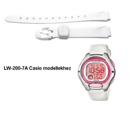 LW-200-7A Casio fehér műanyag szíj
