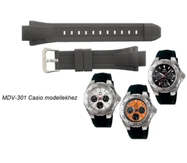 MDV-301 Casio fekete műanyag szíj