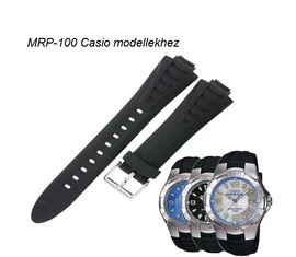 MRP-100 Casio fekete műanyag szíj