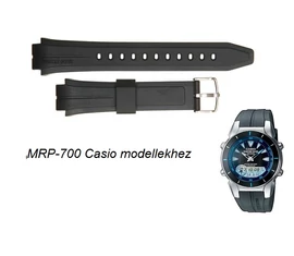 MRP-700 Casio fekete műanyag szíj