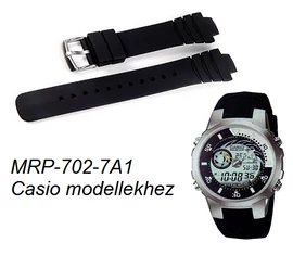 MRP-702-7A1 Casio fekete műanyag szíj