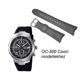 OC-500 Casio fekete műanyag szíj