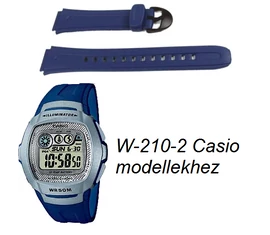 W-210-2 Casio kék műanyag szíj