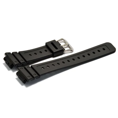 DW-5600, G-5600, DW-5000, GW-M5610, GW-M5600, GW-5700, G-5700-hoz Casio fekete műanyag szíj