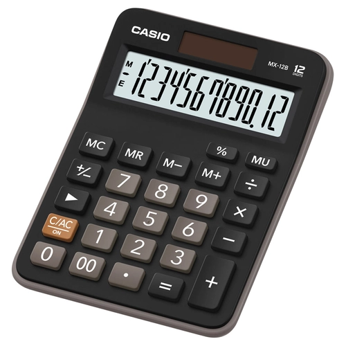 MX 12 B BK Casio asztali számológép