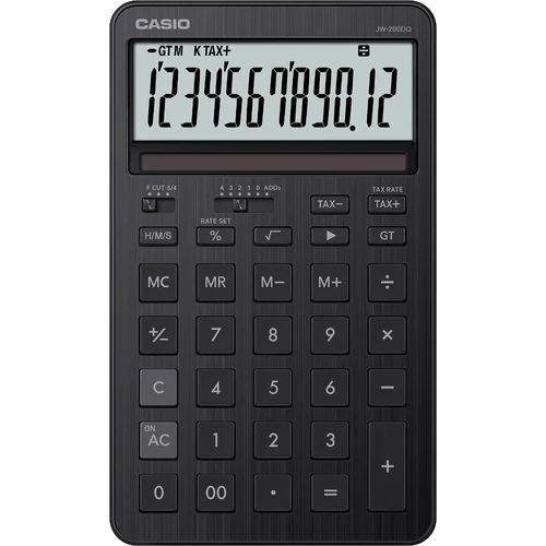 JW 200 SC DQ BK Casio asztali számológép
