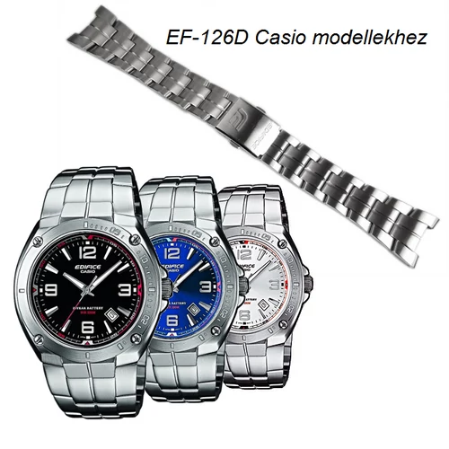 EF-126D Casio fémszíj