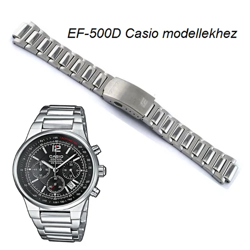 EF-500D Casio fémszíj