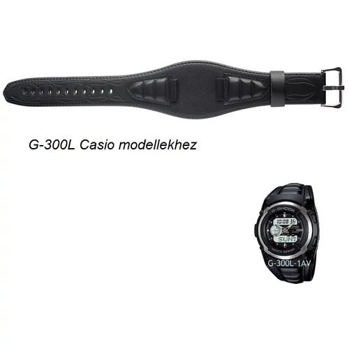 G-300L Casio fekete műanyag szíj