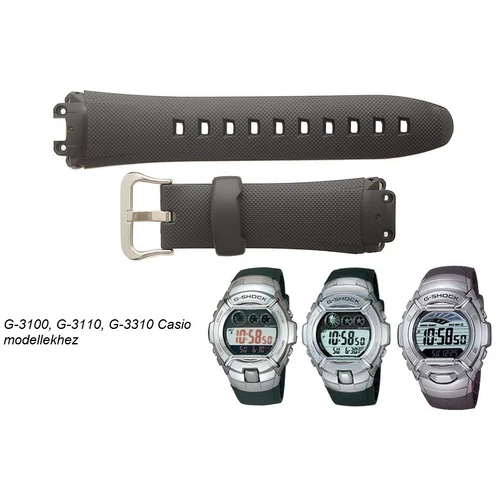 G-3310-1 G-3100 G-3110 Casio fekete műanyag szíj