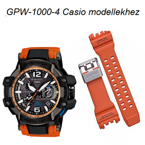 GPW-1000-4A Casio narancssárga műanyag szíj