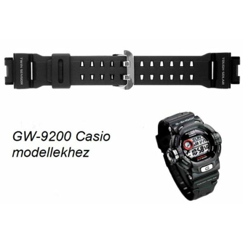 GW-9200 G-9200 Casio fekete műanyag szíj