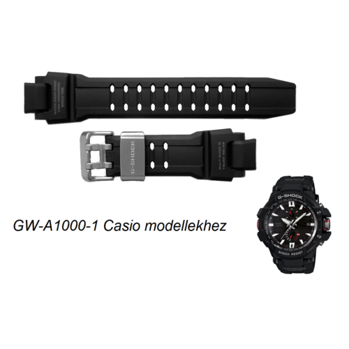 GW-A1000-1 Casio fekete műanyag szíj