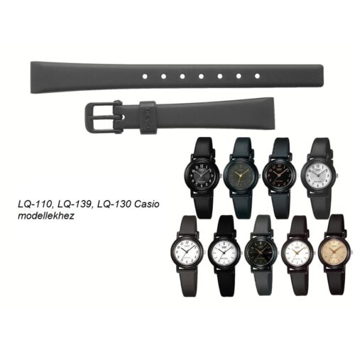 LQ-110 LQ-139 LQ-130 Casio fekete műanyag szíj