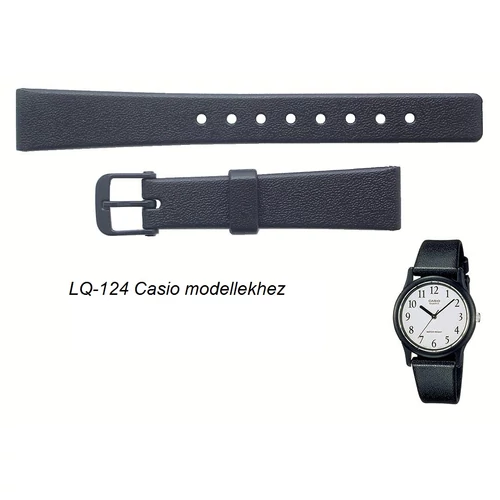 LQ-124 Casio fekete műanyag szíj