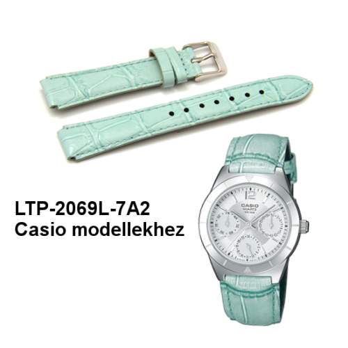 LTP-2069L-7A2 Casio kék bőrszíj