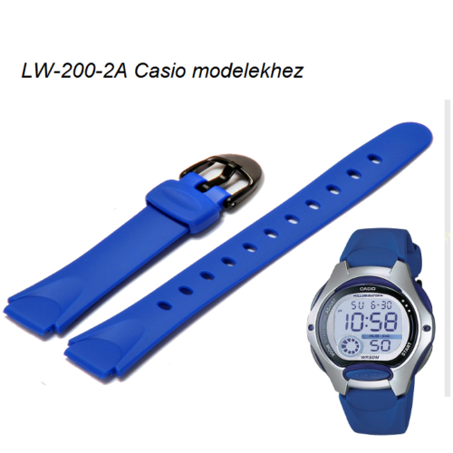 LW-200-2A Casio kék műanyag szíj