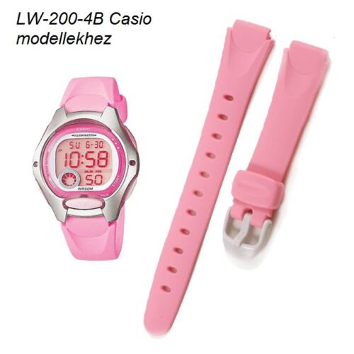 LW-200-4B Casio rózsaszín műanyag szíj