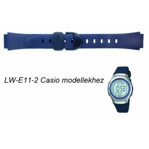 LW-E11-2 Casio kék műanyag szíj