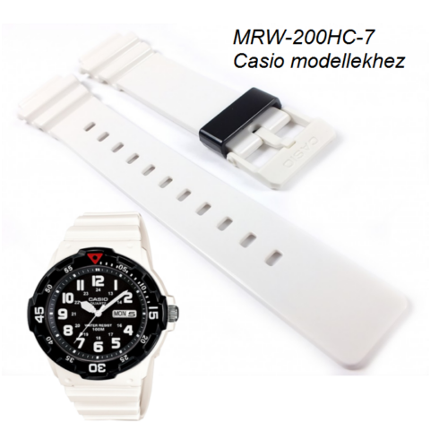 MRW-200HC-7 Casio fehér műanyag szíj