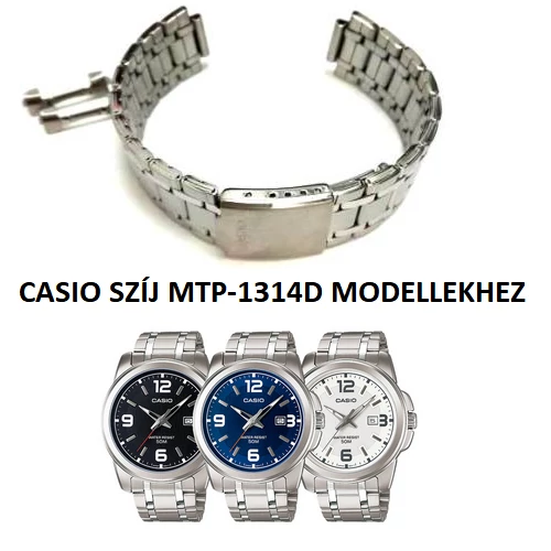 MTP-1314D Casio fémszíj