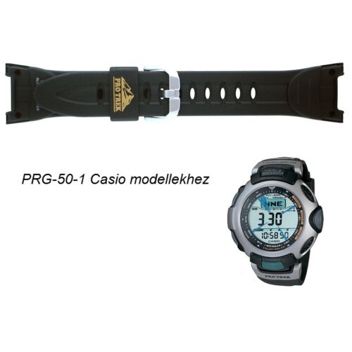 PRG-50-1 Casio fekete műanyag szíj