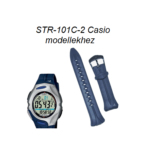 STR-101C-2 Casio kék műanyag szíj