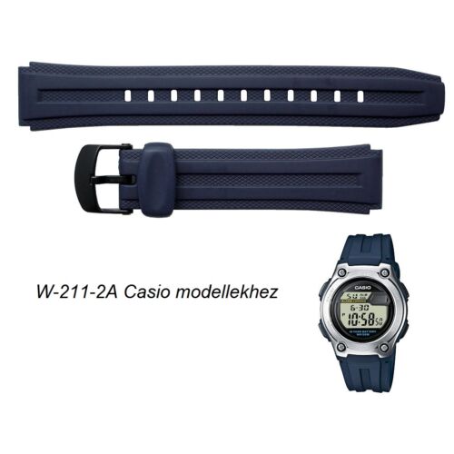 W-211-2A Casio kék műanyag szíj