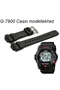 G-7900 GW-7900 Casio fekete műanyag szíj