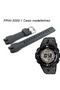 PRW-3000-1 Casio fekete műanyag szíj