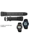 W-S200H W-S210H Casio fekete műanyag szíj